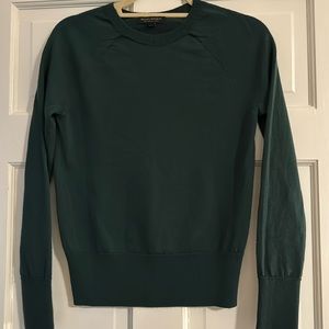 Merino wool dark green sweater